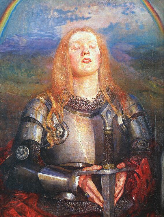 Annie Louise Swynnerton Joan of Arc Norge oil painting art